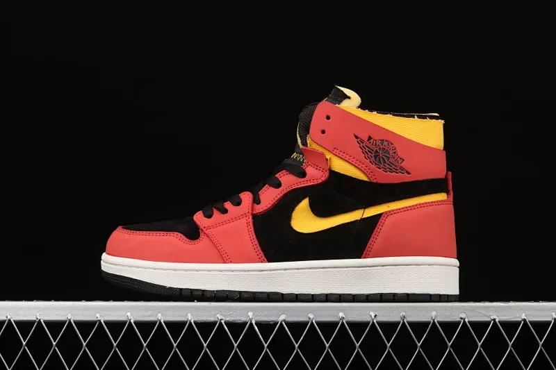 All categories Air Jordan Jordan series basketball shoes Air Jordan 1 High Z version Air Jordan 1 Zoom CMFT AJ Joe 1 black red yellow hook CT0978-006
